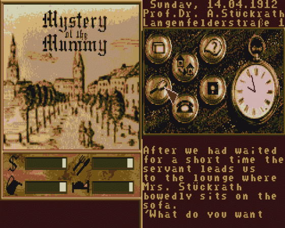 Mystery of the Mummy Screenshot 5 (Atari ST)