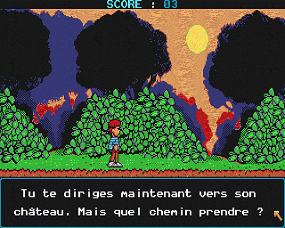 Labyrinthe De La Reine Des Ombres Screenshot 9 (Atari ST)