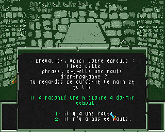 Labyrinthe d'Errare Screenshot 6 (Atari ST)