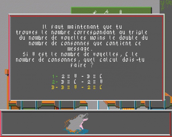 Le Labyrinthe aux Mille Calculs Screenshot 5 (Atari ST)