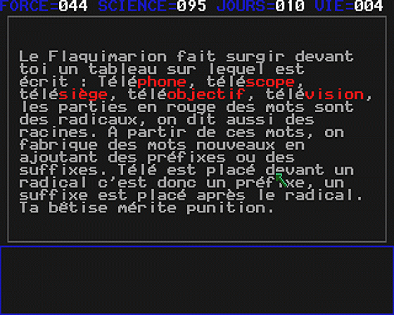 Le Labyrinthe De Lexicos Screenshot 9 (Atari ST)