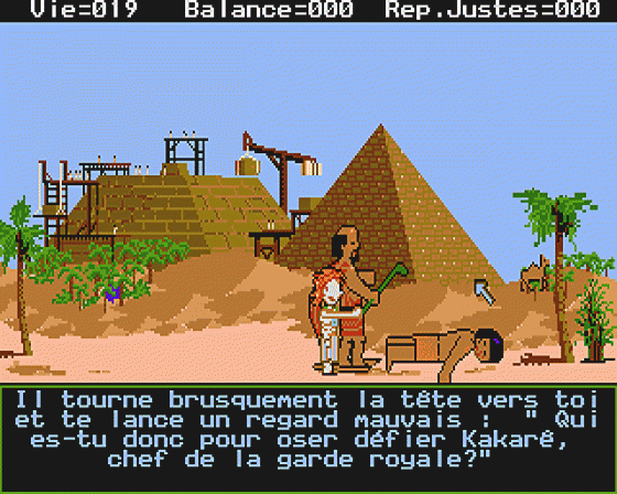 Le Labyrinthe Des Pharaons Screenshot 7 (Atari ST)