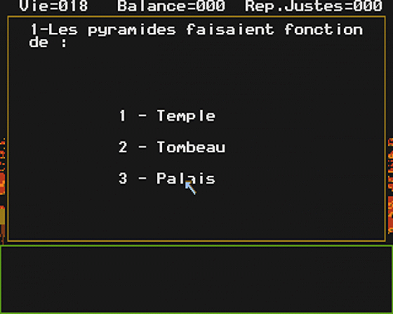 Le Labyrinthe Des Pharaons Screenshot 10 (Atari ST)