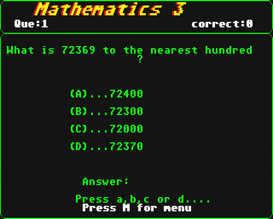 Better Maths Screenshot 8 (Atari ST)