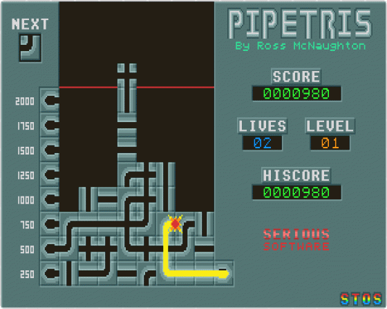 Pipetris Screenshot 8 (Atari ST)