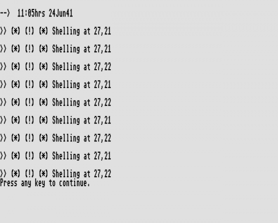 Battle Tank: Barbarossa to Stalingrad 1.4d Screenshot 12 (Atari ST)