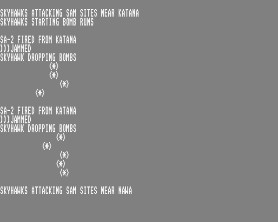 Golan Front: The 1973 Arab/Israeli War in the North 1.2 Screenshot 12 (Atari ST)