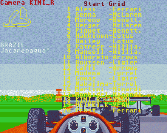 F1 Manager Screenshot 12 (Atari ST)