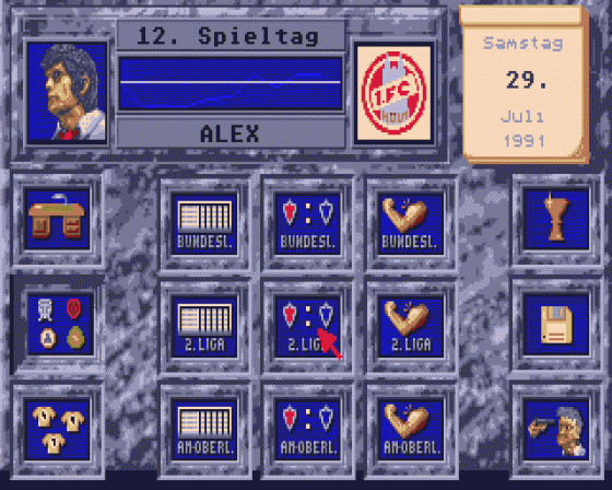 Bundesliga Manager Professional Screenshot 8 (Atari ST)