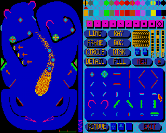 Pinball Factory 1.1 Screenshot 5 (Atari ST)