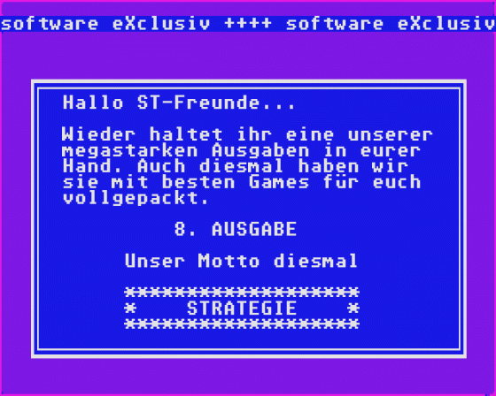 Atari Ausgabe 8 - Strategie