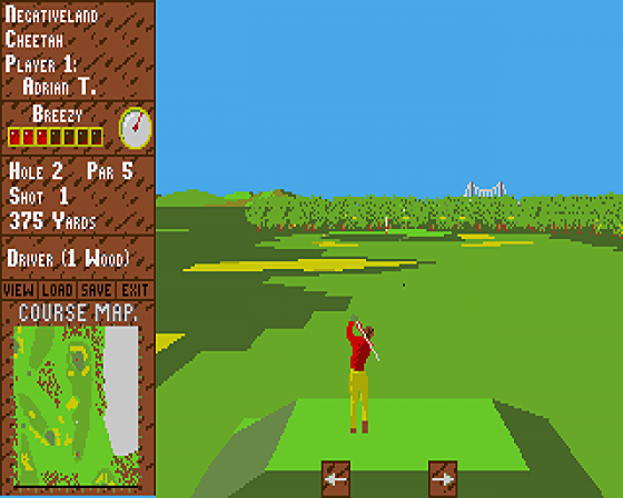 Challenge Golf Demo Screenshot 7 (Atari ST)