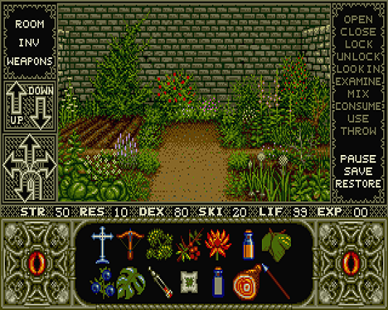 Elvira: Mistress Of The Dark Demo Screenshot 5 (Atari ST)