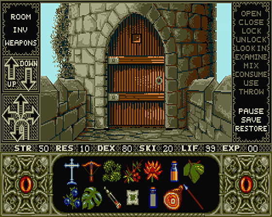 Elvira: Mistress Of The Dark Demo Screenshot 6 (Atari ST)