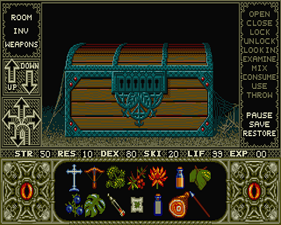 Elvira: Mistress Of The Dark Demo Screenshot 7 (Atari ST)