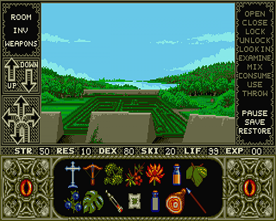 Elvira: Mistress Of The Dark Demo Screenshot 8 (Atari ST)