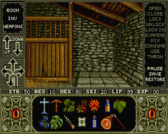 Elvira: Mistress Of The Dark Demo Screenshot 12 (Atari ST)