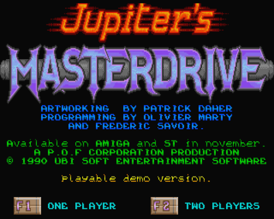 Jupiter's Masterdrive Demo