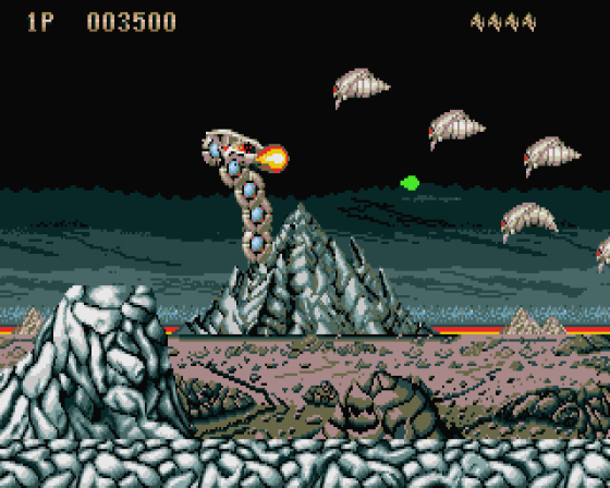 Saint Dragon [preview] Screenshot 5 (Atari ST)