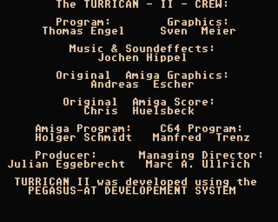 Turrican II: The Final Fight Demo