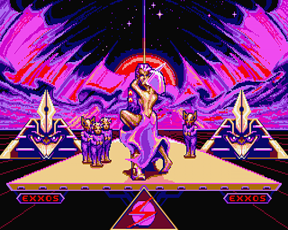 Purple Saturn Day [rolling demo] Screenshot 5 (Atari ST)