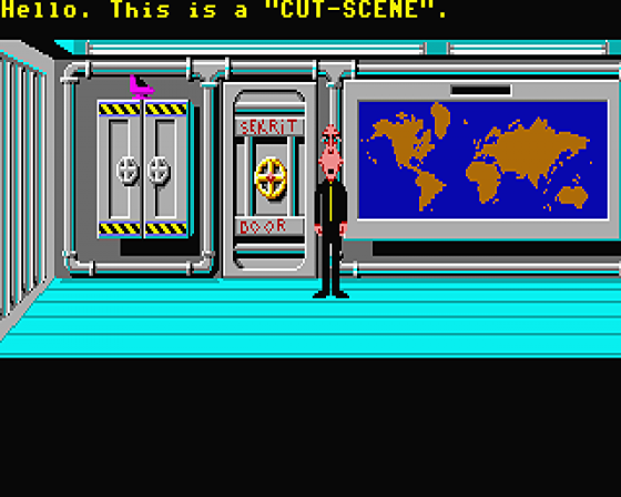 Zak McKracken and the Alien Mindbenders [rolling demo] Screenshot 6 (Atari ST)