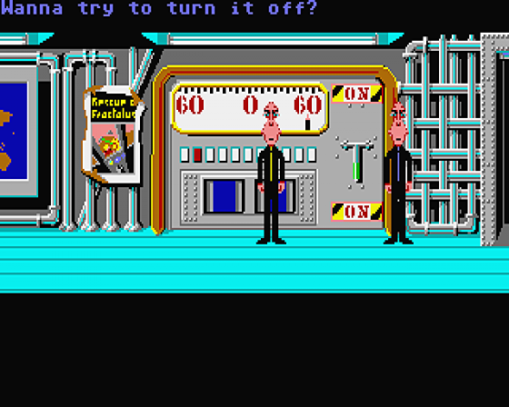 Zak McKracken and the Alien Mindbenders [rolling demo] Screenshot 8 (Atari ST)