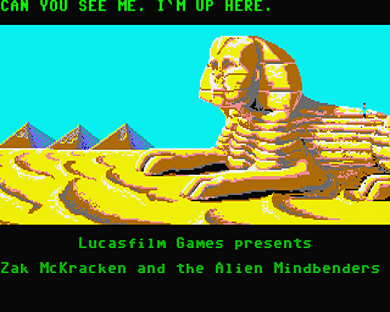 Zak McKracken and the Alien Mindbenders [rolling demo] Screenshot 12 (Atari ST)