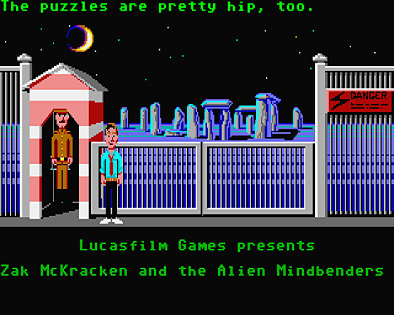 Zak McKracken and the Alien Mindbenders [rolling demo] Screenshot 13 (Atari ST)