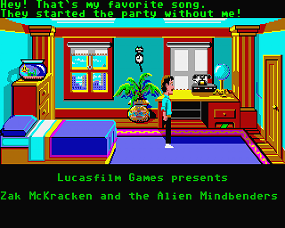 Zak McKracken and the Alien Mindbenders [rolling demo] Screenshot 14 (Atari ST)