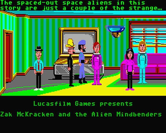 Zak McKracken and the Alien Mindbenders [rolling demo] Screenshot 15 (Atari ST)