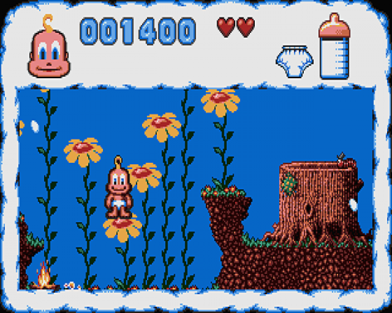 Baby Jo In Going Home Demo Screenshot 6 (Atari ST)