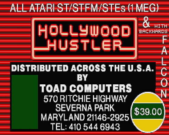 Hollywood Hustler [preview] Screenshot 14 (Atari ST)