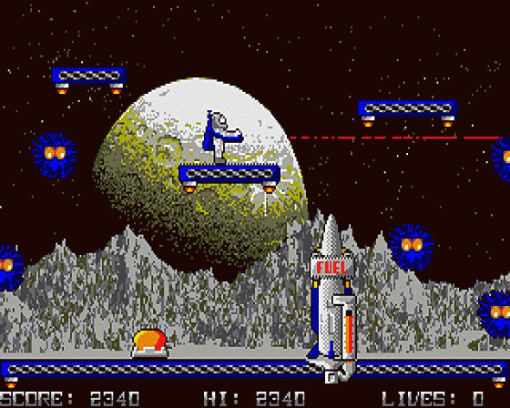 Jetpac [coverdisk] Screenshot 5 (Atari ST)