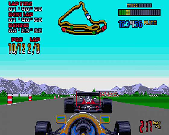 Nigel Mansell's World Championship [preview] Screenshot 5 (Atari ST)