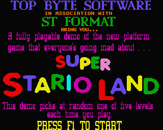 Super Stario Land [preview]