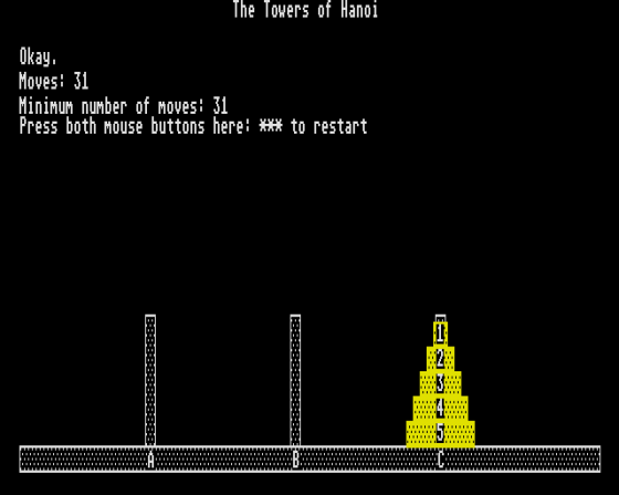 The Towers of Hanoi Magazine Screenshot 5 (Atari ST)