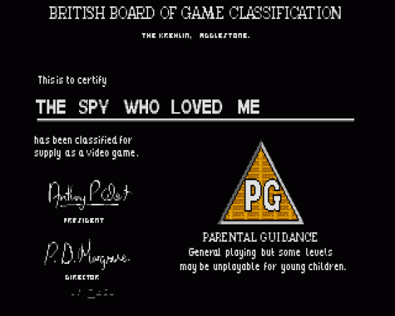 Spy Who Loved Me (The) [rolling demo]