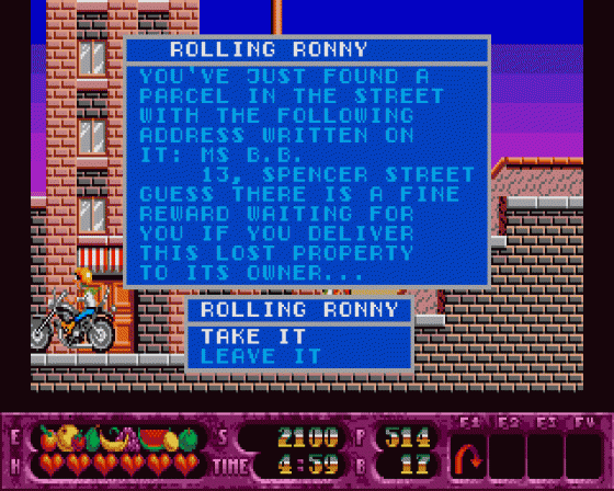 Rolling Ronny Screenshot 9 (Atari ST)