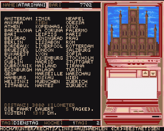 Trans World Screenshot 9 (Atari ST)