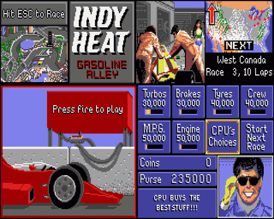 Indy Heat Screenshot 9 (Atari ST)