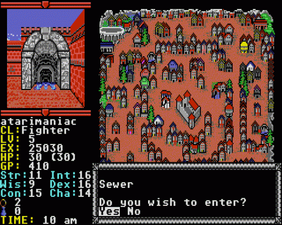 Advanced Dungeons & Dragons: Hillsfar Screenshot 12 (Atari ST)