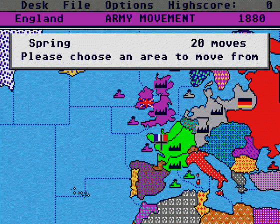 Colonial Conquest Screenshot 6 (Atari ST)