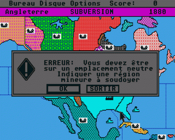 Colonial Conquest Screenshot 5 (Atari ST)