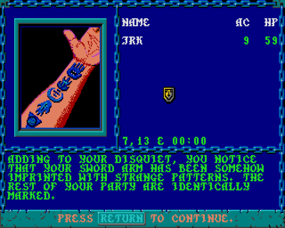 Curse Of The Azure Bonds Screenshot 11 (Atari ST)