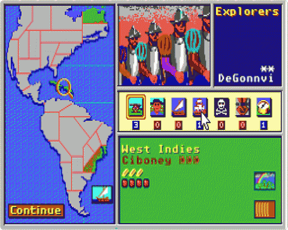 Gold of the Americas: The Conquest of the New World Screenshot 5 (Atari ST)