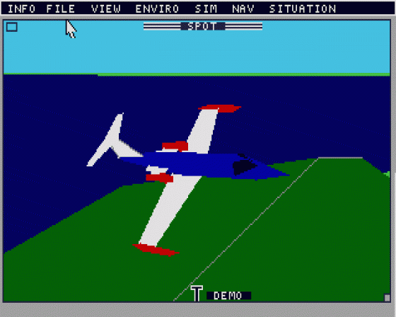 Flight Simulator II Screenshot 5 (Atari ST)