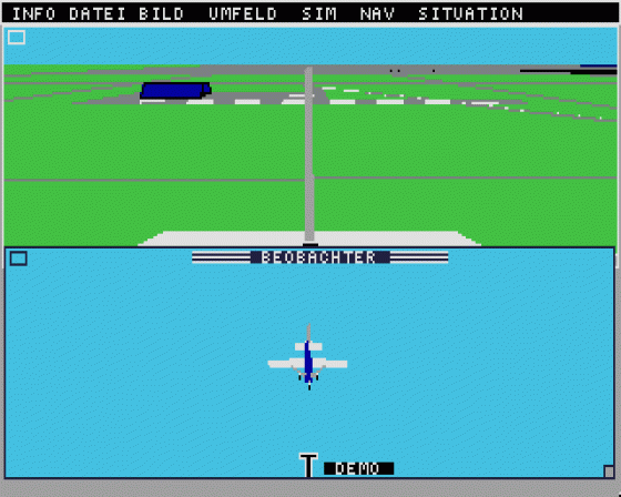 Flugsimulator II 1.1 Screenshot 8 (Atari ST)