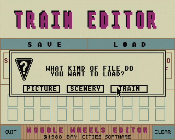 All Aboard! Micro Gauge Train Set Screenshot 8 (Atari ST)