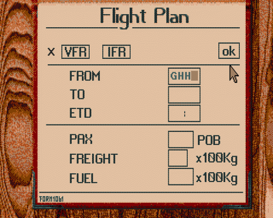 A320 Airbus Screenshot 5 (Atari ST)